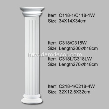 Polyurethane Piha Fluted Column